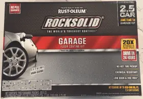 286879 Rust-oleum Polycuramine Garage Floor Coating Kit - Gray