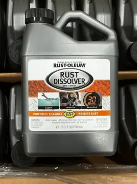 293617 Rust-oleum 12x Box Of Dissolver Water-based 1 Quart