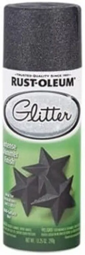 299424 Rust-oleum Sparkling Glitter Aerosol Spray Gloss Midnight Black 10.25 Oz
