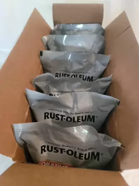 301238 Rust-oleum Case Of Mocha Blend Concrete Floor Decorative Color Chips New 6 Pounds Six Bags
