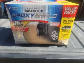 2-part Rust-oleum 301246 Epoxyshield Tan Gloss 2.5 Car Garage Floor Kit New