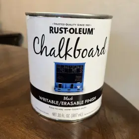 301450 Rust-oleum Specialty Chalkboard Brush On Black Latex Paint Lot Of 2 Free Ship