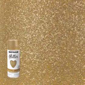 301495 Rust-oleum Specialty Glitter Gold Spray Paint 10.25 Oz. - Total Qty 1