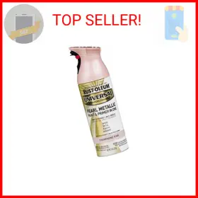 301537 Rust-oleum Universal All Surface Pearl Metallic Spray Paint 11 Oz Champ