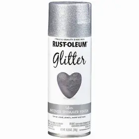 301814 Rust-oleum Specialty Glitter Spray Paint Silver 10.25-oz. - Quantity 1