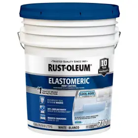 301994 Rust-oleum Roof Coating 5-gal Acrylic Reflective Concrete Metal Cold Applied