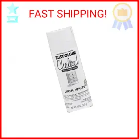 302591 Rust-oleum Chalked Spray Paint 12 Oz Linen White Ultra Matte Ounce