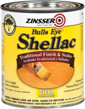 304h Rust-oleum Zinsser Bulls Eye Shellac 1 Quart Clear - Traditional Finish And Sealer Easy Ap