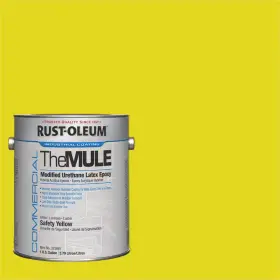 Rust-oleum 313042867877 1 Gal. The Mule Gloss Safety Yellow Latex Epoxy Interior Paint