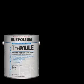 Rust-oleum 313043120131 1 Gal. The Mule Gloss Black Latex Epoxy Interior Paint Rust-oleum 313043120131 1 Gal. The Mule Gloss Black Latex Epoxy Interior Paint