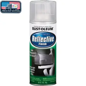 Rust-oleum 313047648648 Clear Reflective Gloss Preventative Coating Spray 10oz 4-5sqft