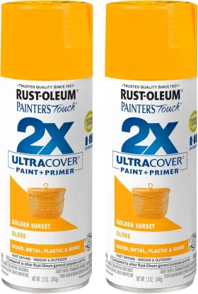 Rust-oleum 313054974938 334054-2pk Painters Touch 2x Ultra Cover Spray Paint 12 Oz Gloss G