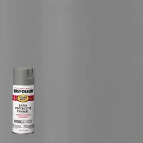 Rust-oleum 313102259222 Coastal Gray Stops Satin Protective Enamel Spray Paint 12 Oz