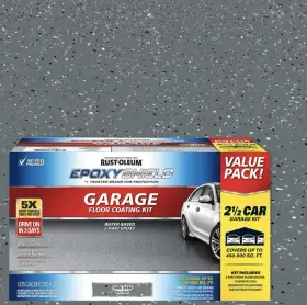 Epoxyshield240 Rust-oleum 314107171 Oz. Dark Gray Gloss 2.5-car Garage Floor Kit