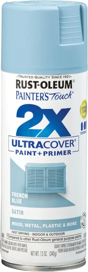 334088 Rust-oleum 314752 Painters Touch 2x Ultra Cover Spray Paint 12 Oz Satin Frenc