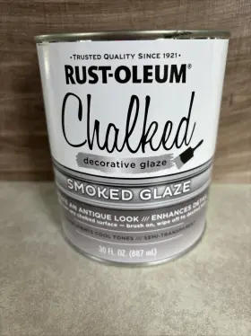 315883 Rust-oleum Chalked Decorative Glaze Smoked 30oz