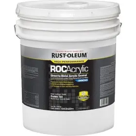 316542 Rust-oleum Acrylic Enamel Coating Dunes Tan 5 Gal