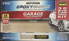 2-part Rust-oleum 317239 Epoxyshield Tan Gloss 2.5 Car Garage Floor Kit New