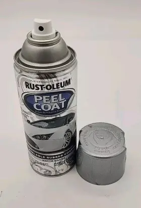318348 Rust-oleum Matte Silver Automotive Peel Coat Spray 11 Fl. Oz
