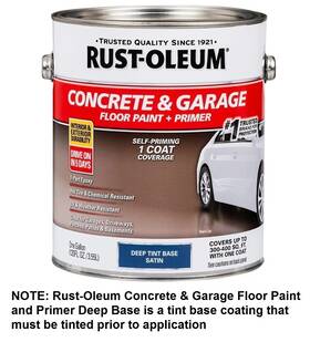 Rust-oleum 319550 Rust-oleum Concrete And Garage Floor Paint Primer Deep Tint Base