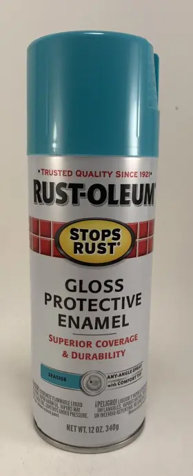 320263 Rust-oleum Gloss Protective Enamel 12 Oz Seaside