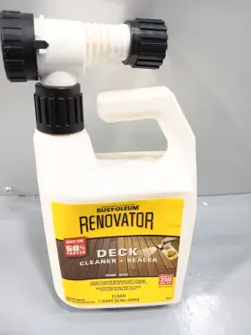 320422 Rust-oleum Renovator Deck Cleaner Sealer Clear 1quart