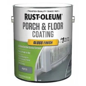 320474 Rust-oleum 1 Gal Floor Coating Gloss Finish Pewter Water Base