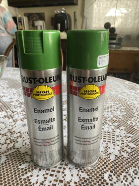 Rust-oleum 324056 Rust-oleum 15-oz John Deere Green H/p Spray Paint Enamel Hard Hat #209713
