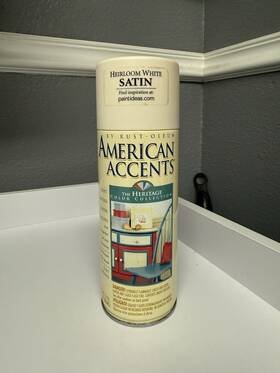Rust-oleum 327920 Vintage American Accents Rustoleum Satin Heirloom White 1990 S Full