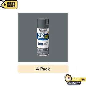 Rust-oleum 327931 4pk Rust-oleum American Accents 2x Ultra Cover Satin Granite Spray Paint 12oz