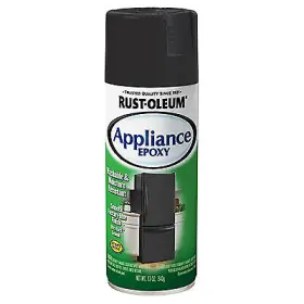 330146 Rust-oleum Appliance Spray Paint Enamel Black Stainless 12-oz
