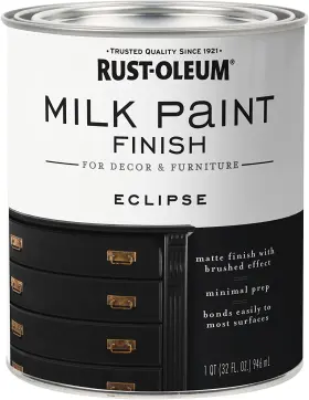 331052 Rust-oleum Milk Paint Finish Quart Eclipse 32 Fl Oz Pack Of 1