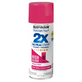331174 Rust-oleum High Gloss Prickly Pear Paint 12 Ounce Oil Based Durable Finish For Interior