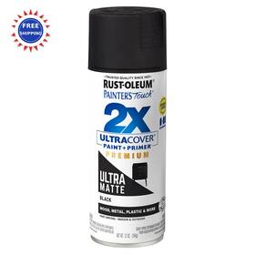 Rust-oleum 331182 Spray Paint 12 Oz Ultra Matte Black Painter S Touch 2x Cover