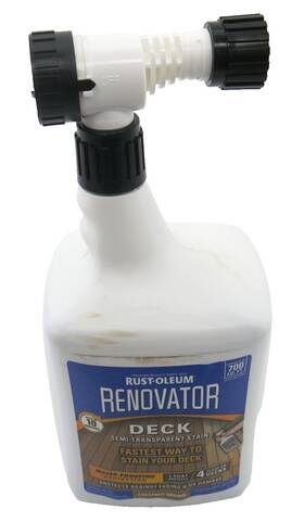 Rust-oleum 332890 Rustoleum Renovator Deck Semi-transparent Stain Chestnut Brown 56-oz 1 Bottle