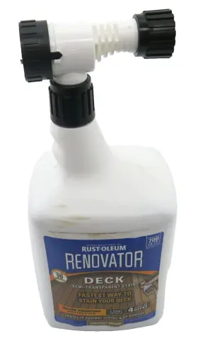 332890 Rust-oleum Rustoleum Renovator Deck Semi-transparent Stain Chestnut Brown 56-oz 1 Bottle