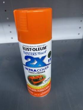 Rust-oleum 334043ds Rust-oleum Painters Touch 2x Spray Paint - Gloss Real Orange 12 Oz. 6 Pk