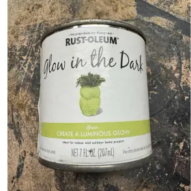 342317 Rust-oleum Glow In The Dark Paint Green Smooth 7 Fl Oz Mpn