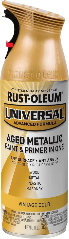 342918 Rust-oleum Universal All Surface Aged Metallic Spray Paint 11 Oz Vintag