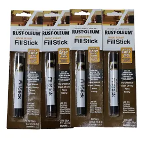 344669 Rust-oleum 4 Pack Wood Repair Fill Stick Quick Easy Color Match Dark