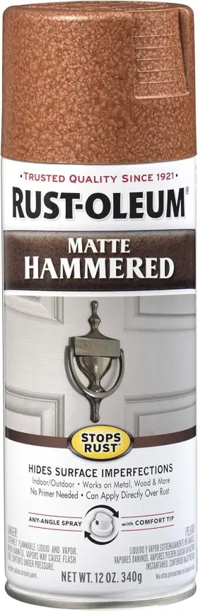 345377 Rust-oleum 6pk Stops Matte Hammered Copper Spray Paint Free Shipping