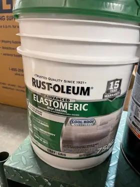 345498 Rust-oleum Elastomeric Roof Coating 4.75 Gal