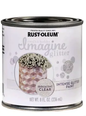345700 Rust-oleum Imagine Craft And Hobby Intense Glitter Paint 8 Oz