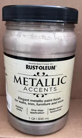 Rust-0leum Rust-oleum 345825 Metallic Accents-slightly Used-metallic Champagne