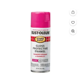 347026 Rust-oleum Poppy Pink Stops Gloss Protective Enamel Spray Paint 6-pack 347026 Rust-oleum Poppy Pink Stops Gloss Protective Enamel Spray Paint 6-pack