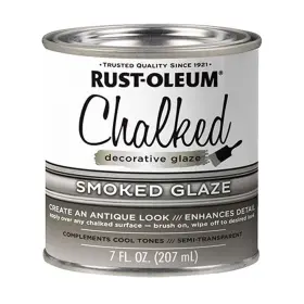 349609 Rust-oleum Chalked Decorative Glaze 7 Oz Smoked Antique Finish For Home Projects