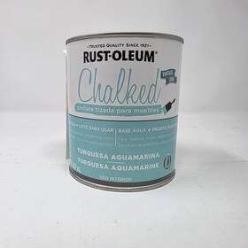 Rust-oleum 350624 Rustoleum Chalked Ultra Matte Turquesa Aguamarina Turqoise Aguama Chalk Paint Qt