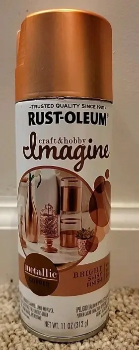 353723 Rust-oleum Imagine Craft And Hobby Spray Paint Metallic Copper 11 Oz Aerosol Can New