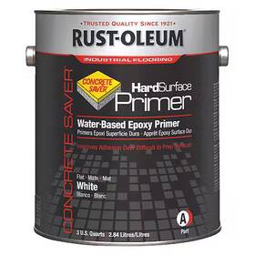Rust-oleum 353862 Rust-oleum Epoxy Primer White Flat 3.75 Qt 250 To 350 Sq Ft/gal