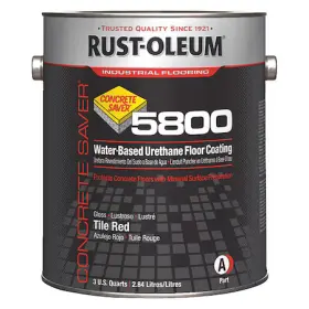 353958 Rust-oleum 1 Gal Floor Coating Gloss Finish Tile Red Water Base